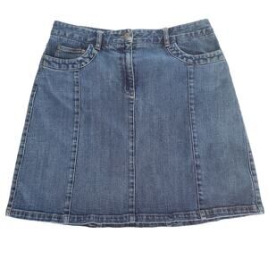 Talbots Denim A-line Skirt Size 14